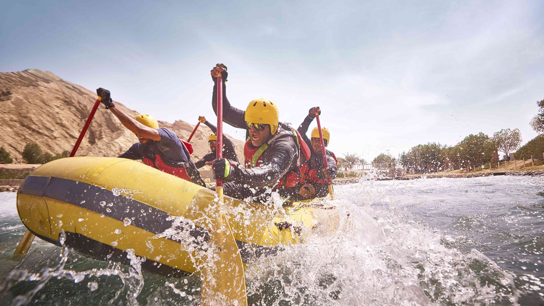 7. Prenez de la vitesse avec une session de rafting dans des rapides artificielles