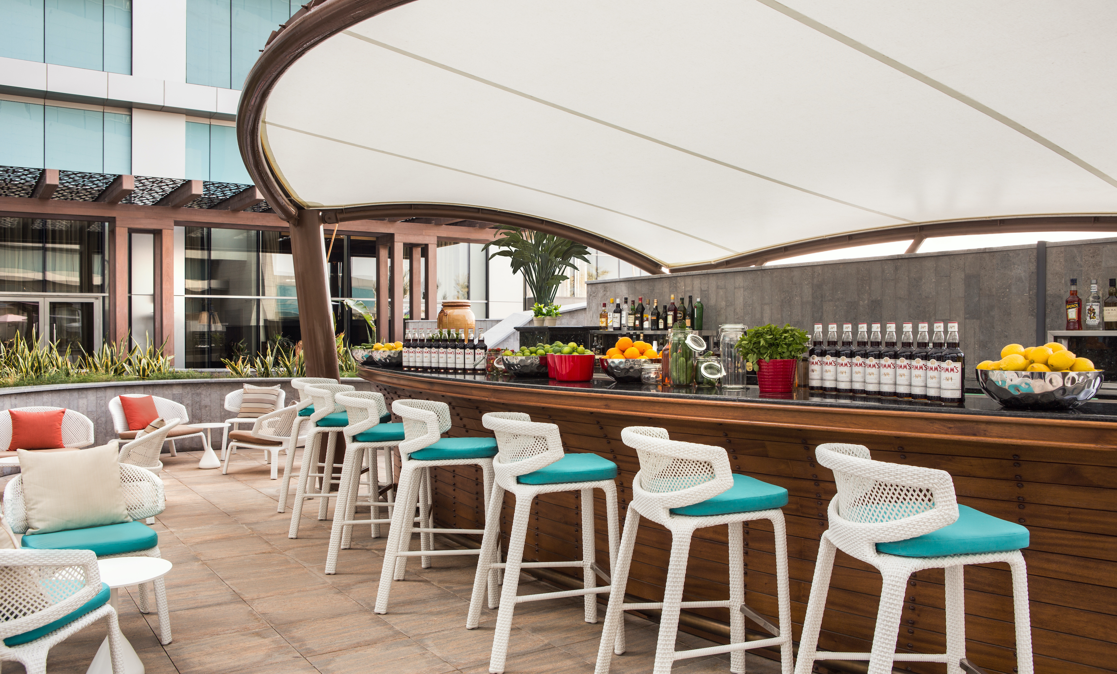 terrace on the corniche
